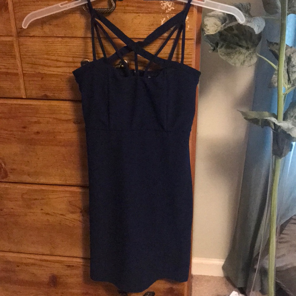 Navy blue dress